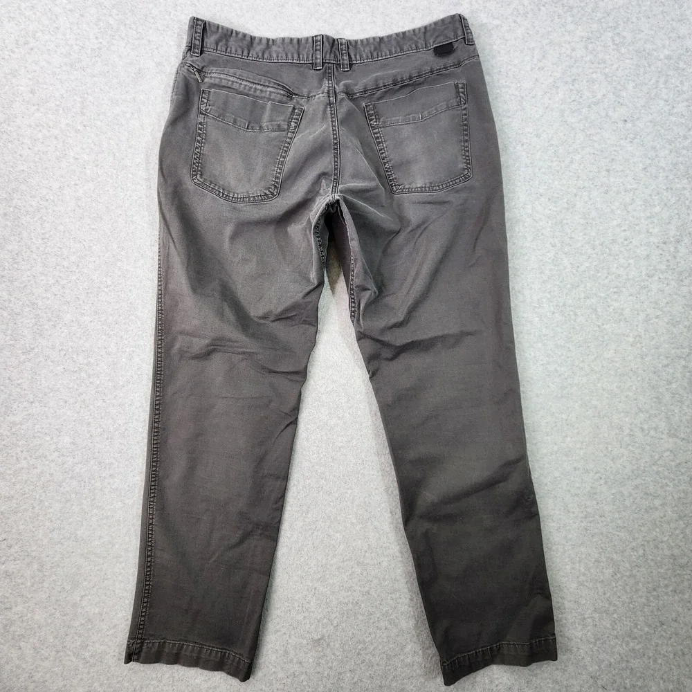 North Face Hiking Pants Men 36x30 Performance Zip Pocket‎ Stretch Cotton Blend